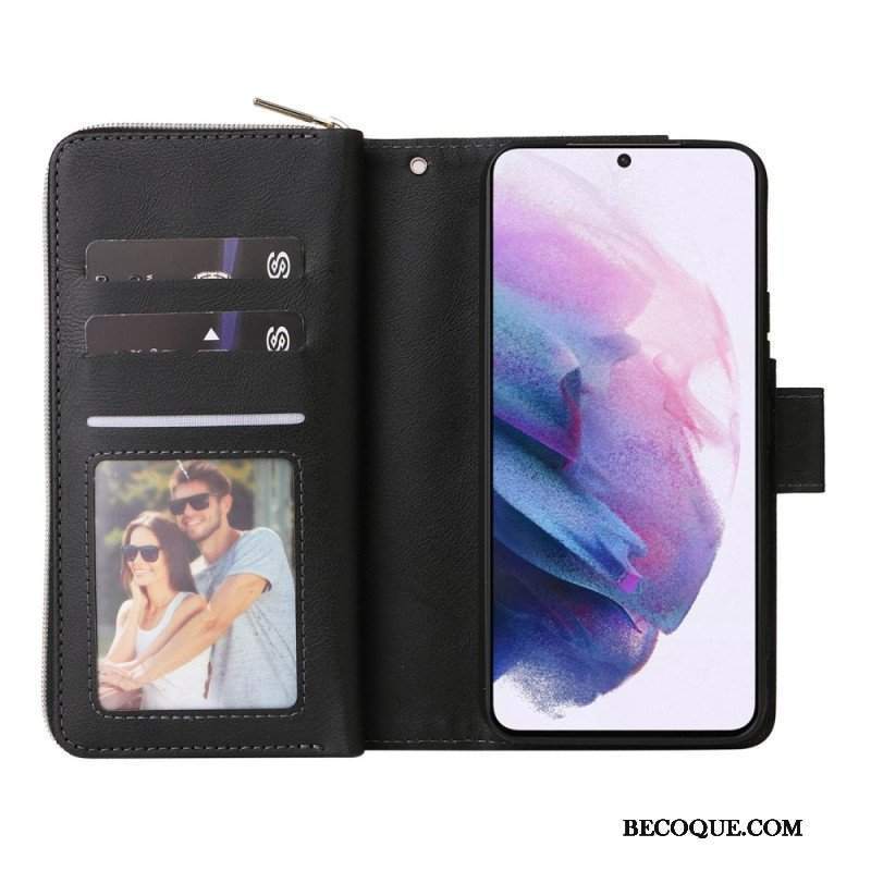 Etui Folio do Samsung Galaxy S23 Plus 5G Z Etui Na Zamek Błyskawiczny