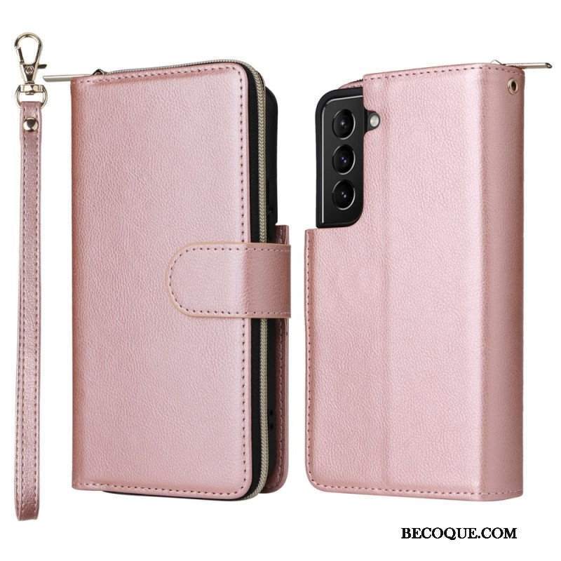 Etui Folio do Samsung Galaxy S23 Plus 5G Z Etui Na Zamek Błyskawiczny