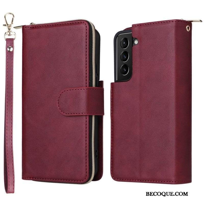 Etui Folio do Samsung Galaxy S23 Plus 5G Z Etui Na Zamek Błyskawiczny