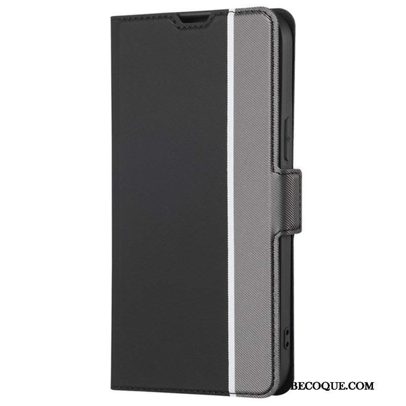 Etui Folio do Samsung Galaxy S23 Ultra 5G Fajny Dwukolorowy