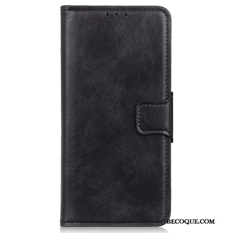 Etui Folio do Samsung Galaxy S23 Ultra 5G Stylowe Skórzane Zapięcie Dwustronne