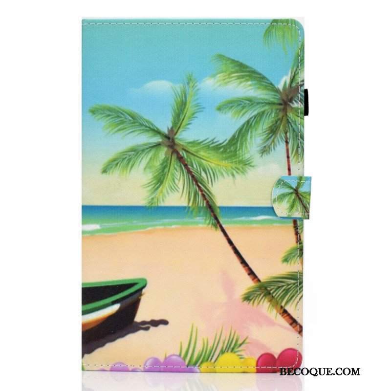 Etui Folio do Samsung Galaxy Tab A8 (2021) Plaża