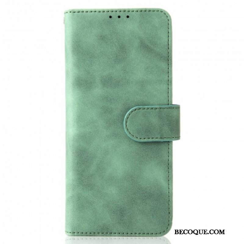 Etui Folio do Samsung Galaxy Z Fold 3 5G Dotyk Skóry