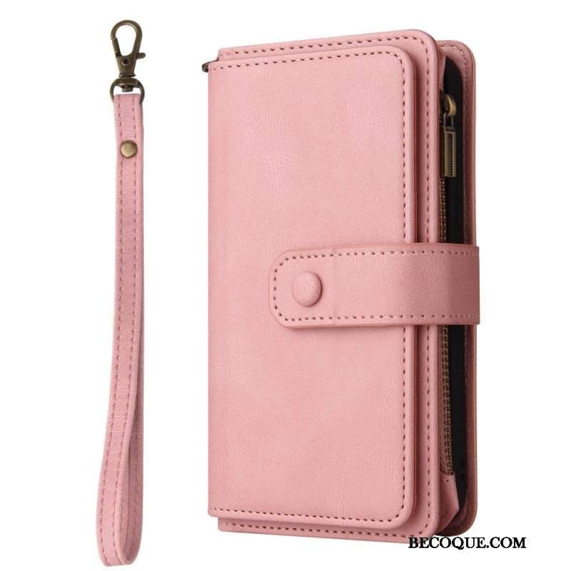 Etui Folio do Samsung Galaxy Z Fold 3 5G Wielofunkcyjny Uchwyt Na Karty