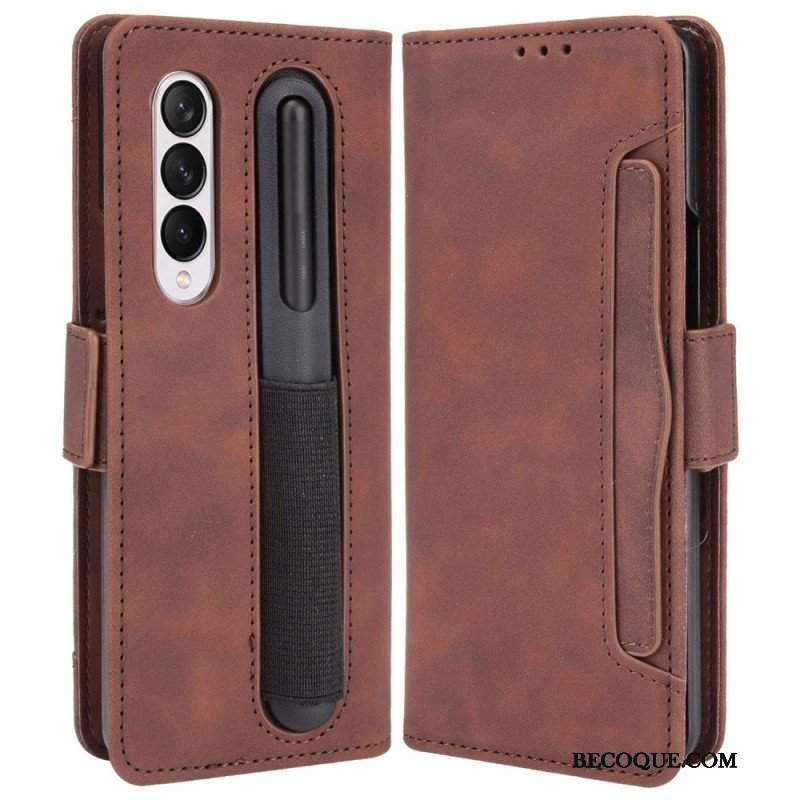 Etui Folio do Samsung Galaxy Z Fold 4 Szpieguj Z Pen Storage