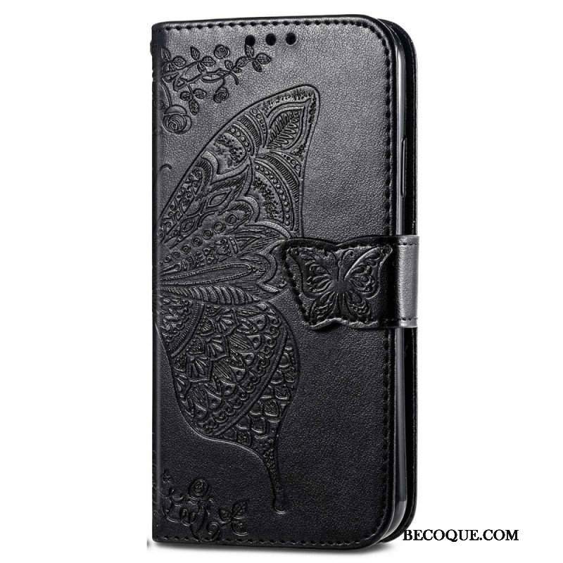 Etui Folio do Sony Xperia 1 IV Barokowy Motyl