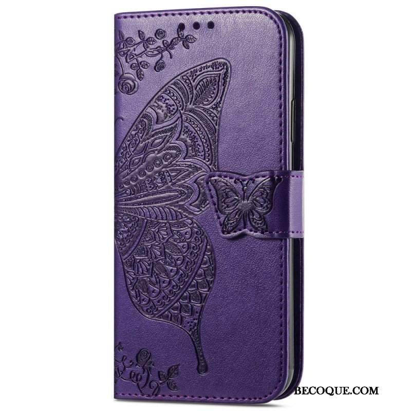 Etui Folio do Sony Xperia 1 IV Barokowy Motyl