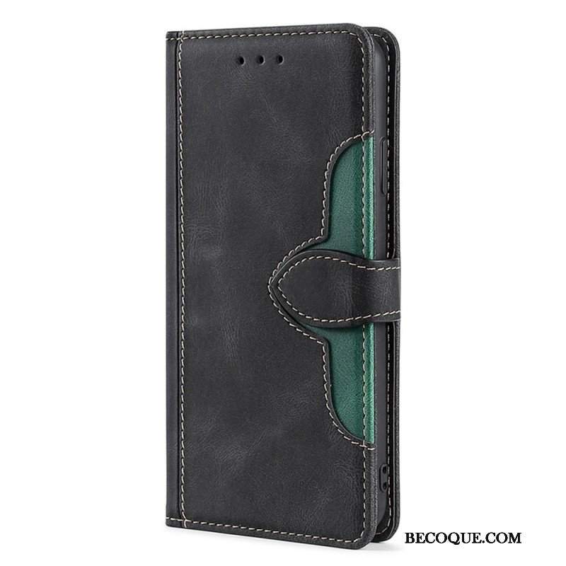 Etui Folio do Sony Xperia 1 IV Dwukolorowy Kwiatowy