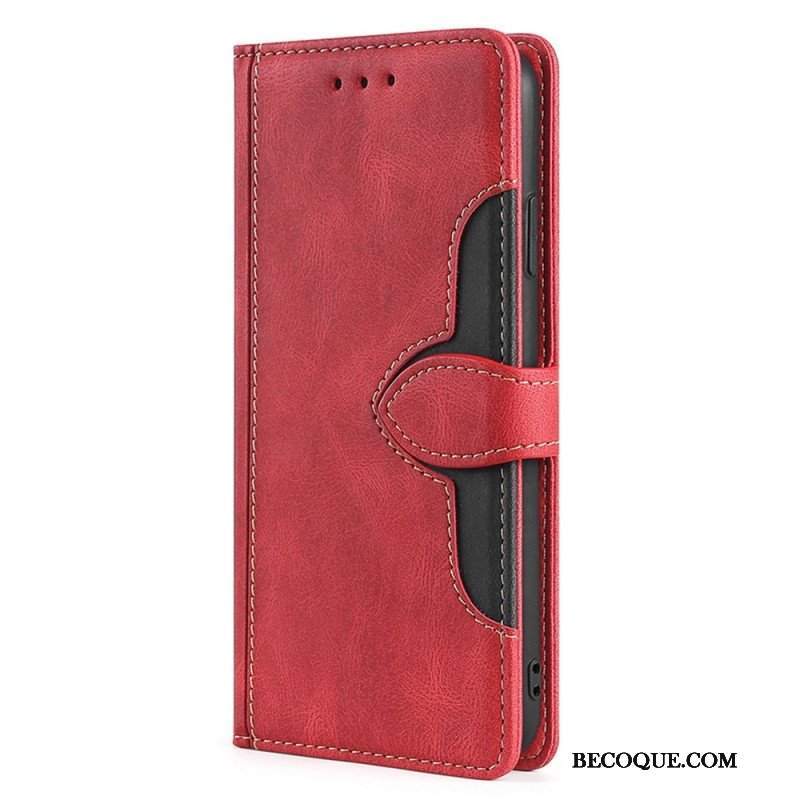 Etui Folio do Sony Xperia 1 IV Dwukolorowy Kwiatowy