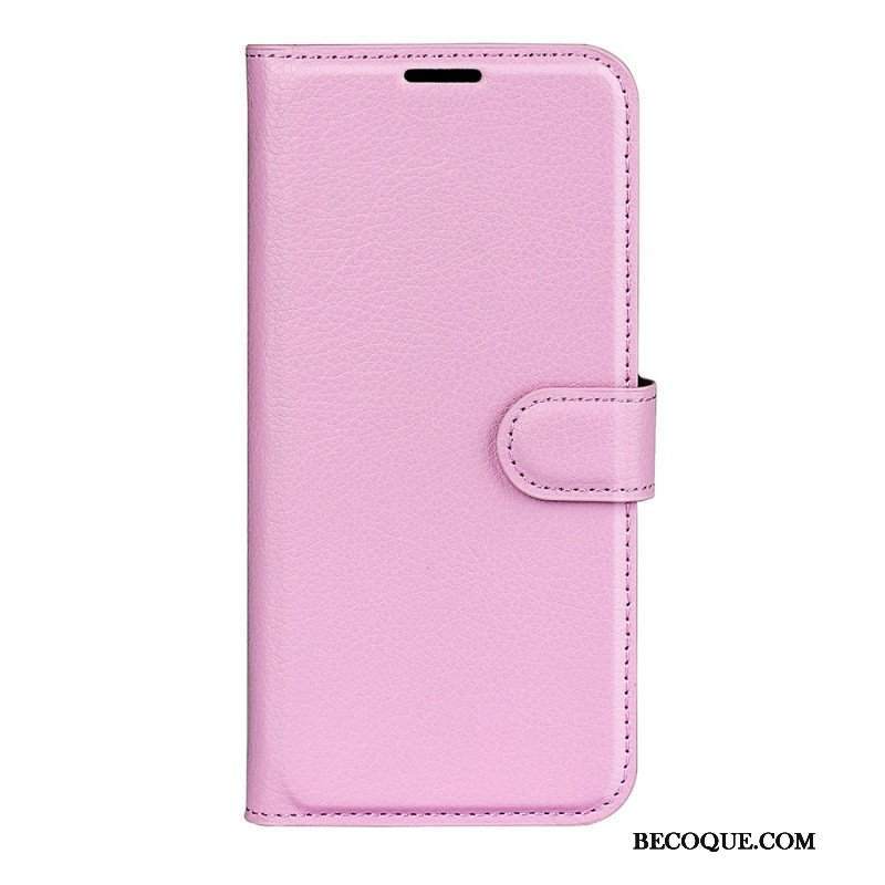 Etui Folio do Sony Xperia 1 IV Klasyczne Liczi