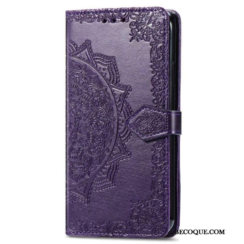 Etui Folio do Sony Xperia 1 IV Mandala Sun Ze Smyczą