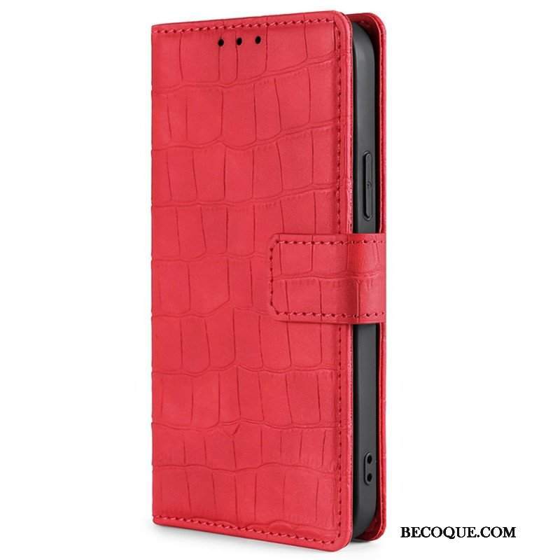 Etui Folio do Sony Xperia 1 IV Styl Krokodyla