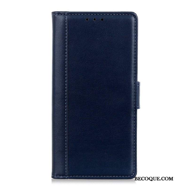 Etui Folio do Sony Xperia 1 IV Stylizacja Skóry