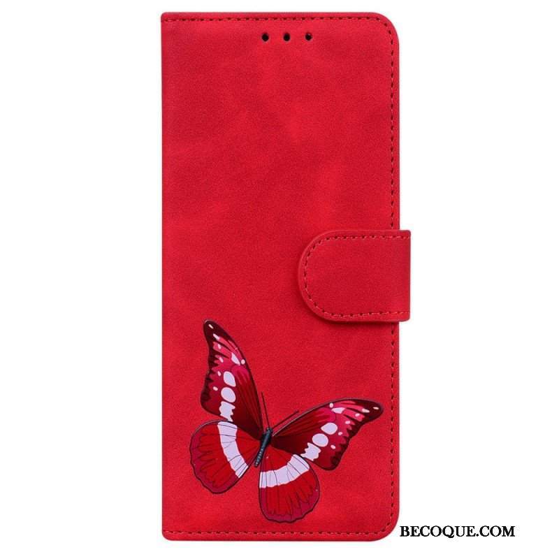 Etui Folio do Sony Xperia 1 IV Vintage Motyl