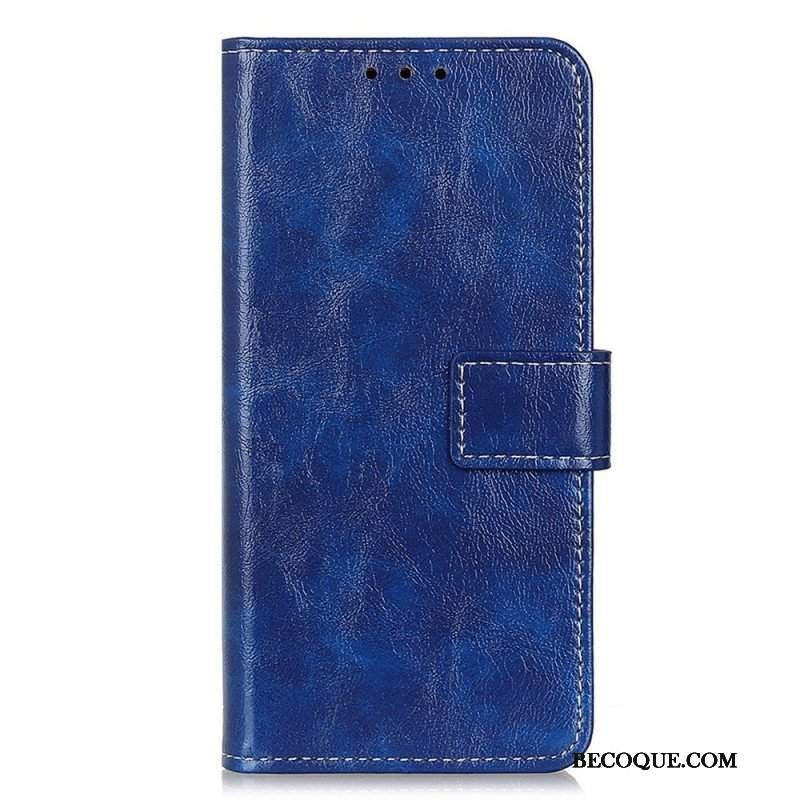 Etui Folio do Sony Xperia 10 IV Lakierowana Ze Szwami