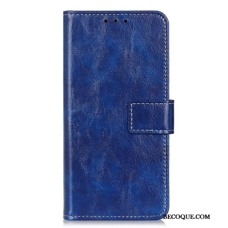 Etui Folio do Sony Xperia 10 IV Lakierowana Ze Szwami