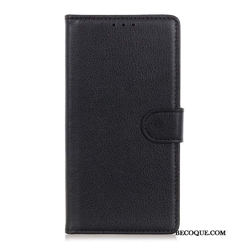 Etui Folio do Sony Xperia 10 IV Tradycyjna Sztuczna Skóra