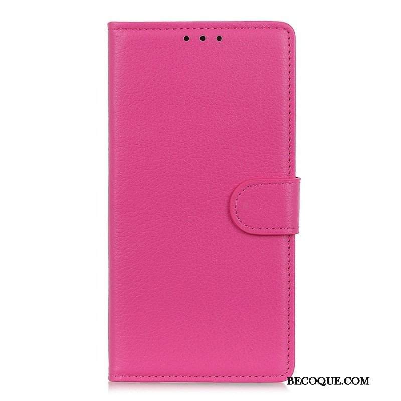 Etui Folio do Sony Xperia 10 IV Tradycyjna Sztuczna Skóra