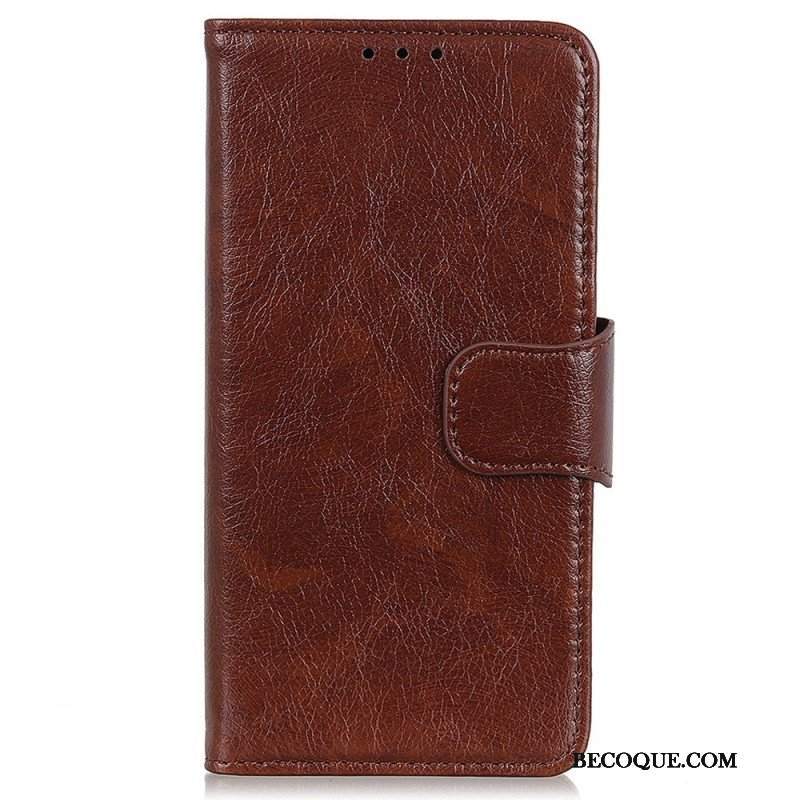 Etui Folio do Sony Xperia 5 IV Dwoina Skóry Nappa