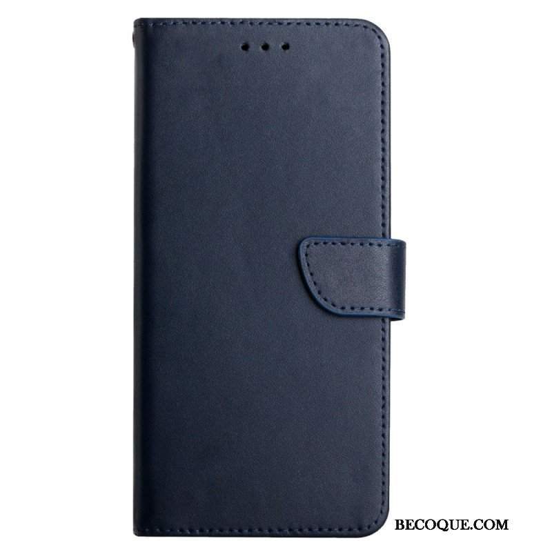 Etui Folio do Sony Xperia 5 IV Oryginalna Teksturowana Skóra Nappa