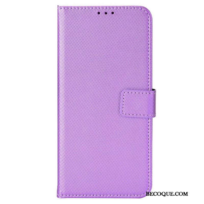 Etui Folio do Sony Xperia 5 IV z Łańcuch Pasek Ze Sztucznej Skóry