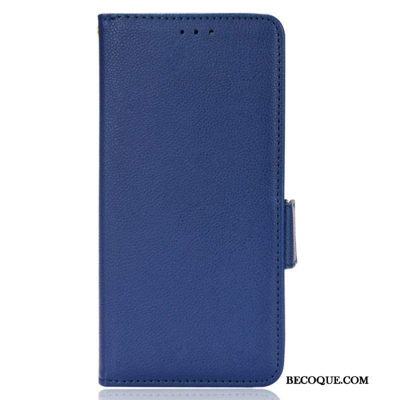 Etui Folio do Sony Xperia Pro-I Efekt Skóry Liczi Premium