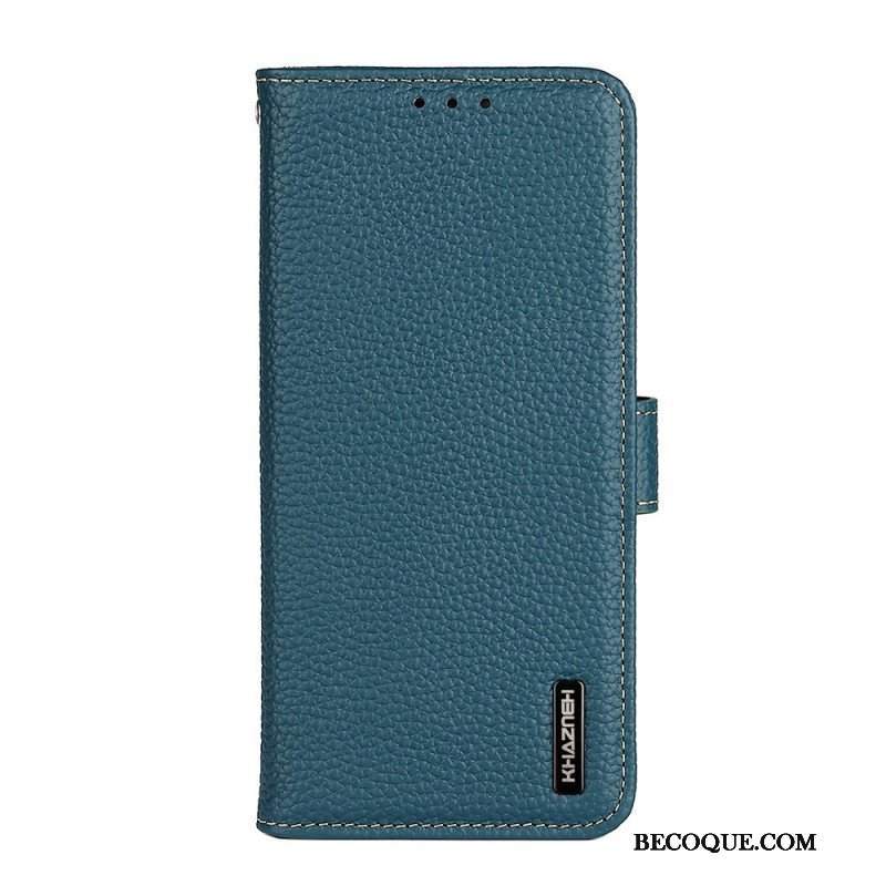 Etui Folio do Sony Xperia Pro-I Khazneh Skóra Liczi