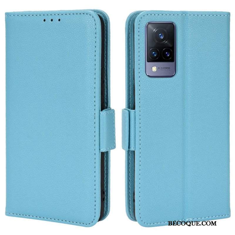 Etui Folio do Vivo V21 5G Skórzany Futerał Flap Double Nowe Kolory