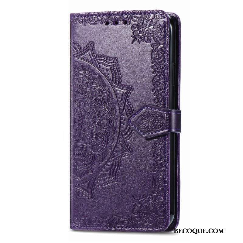 Etui Folio do Vivo Y16 Barokowo-mandala