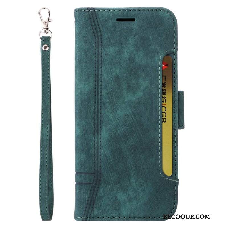 Etui Folio do Vivo Y16 Betopnice Przednie Etui Na Karty