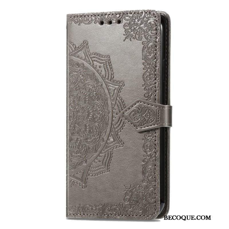 Etui Folio do Vivo Y35 Barokowo-mandala