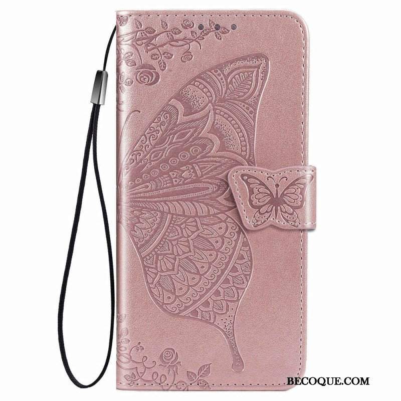 Etui Folio do Xiaomi 12 Lite Barokowy Motyl