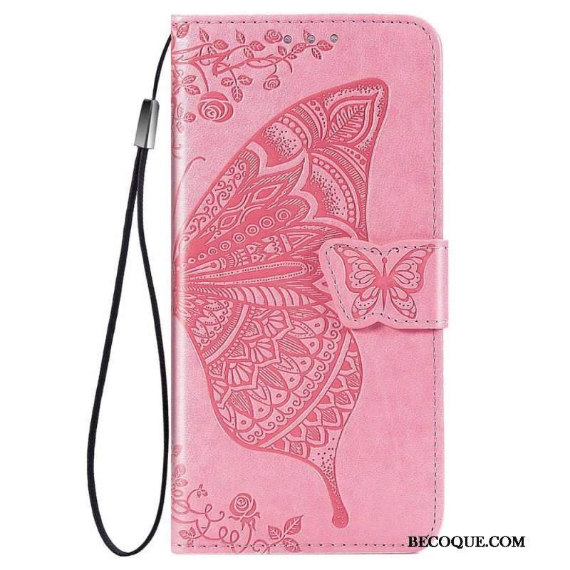 Etui Folio do Xiaomi 12 Lite Barokowy Motyl
