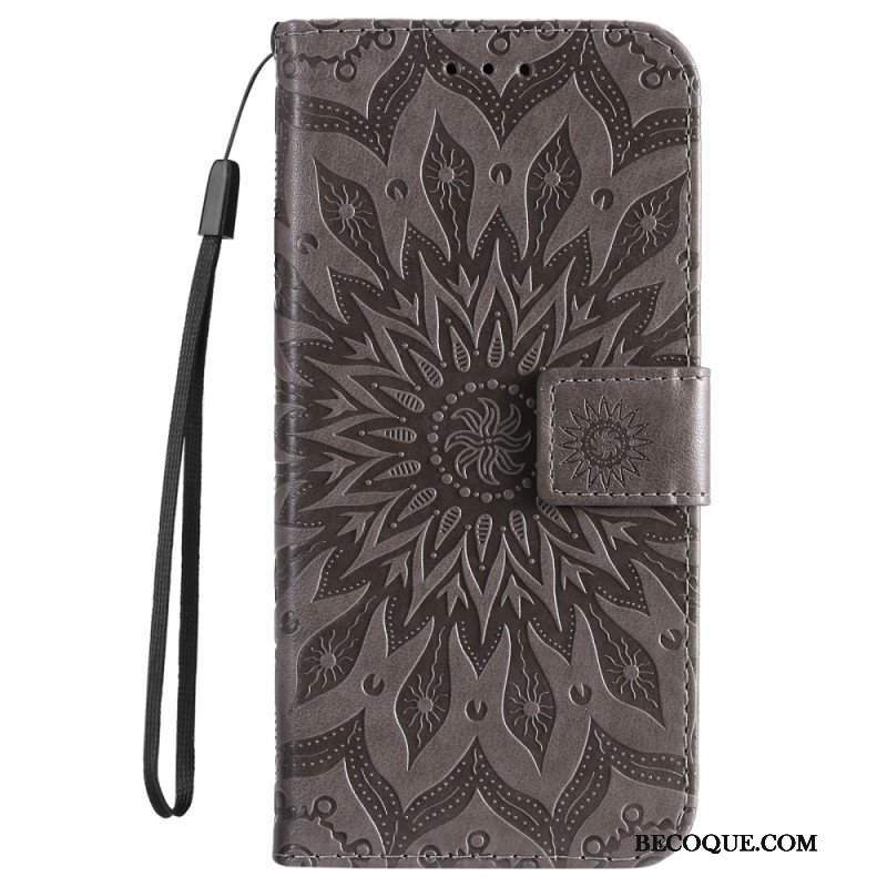 Etui Folio do Xiaomi 12 Lite Mandala Sun Ze Smyczą