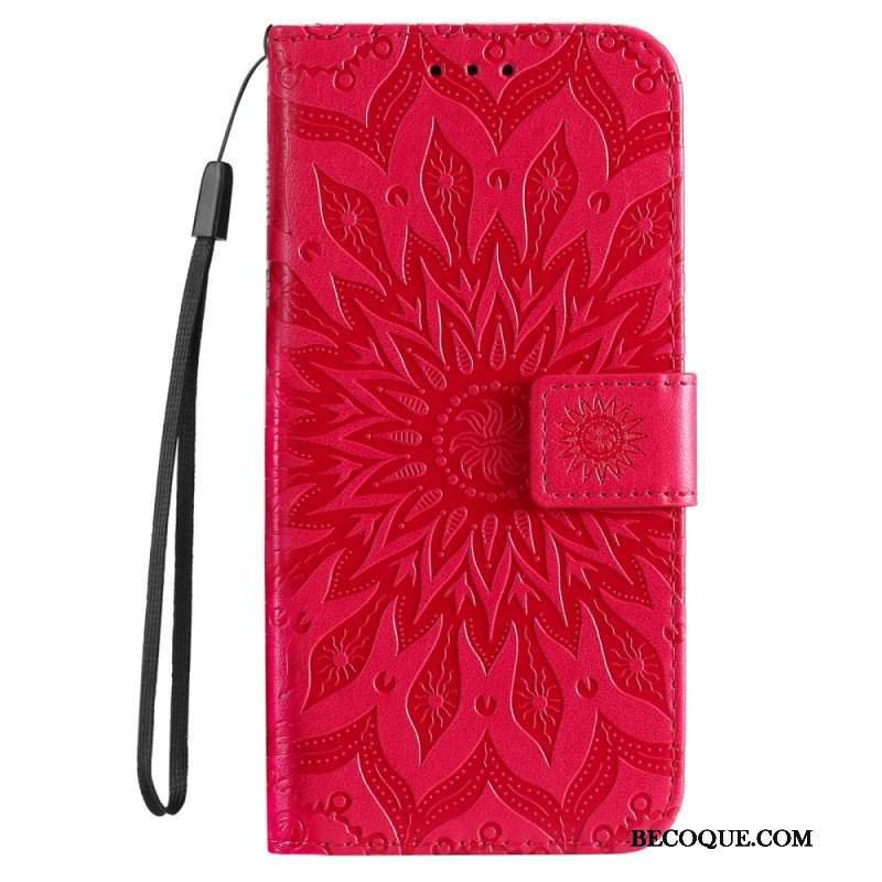 Etui Folio do Xiaomi 12 Lite Mandala Sun Ze Smyczą