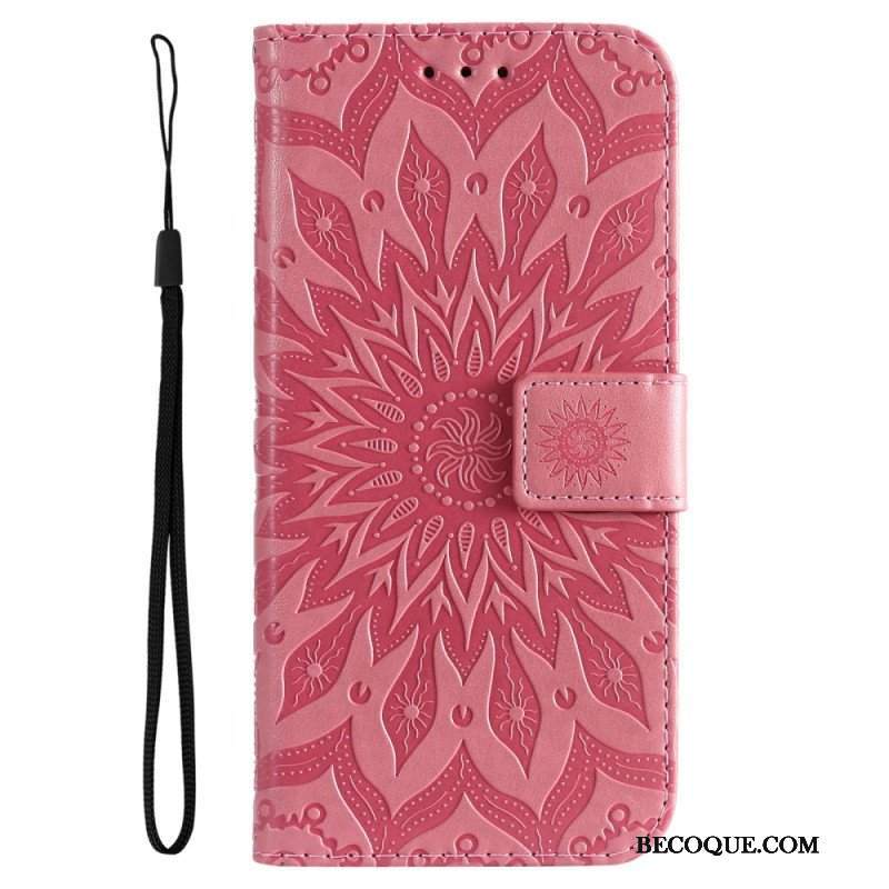 Etui Folio do Xiaomi 12 Lite Mandala Sun Ze Smyczą