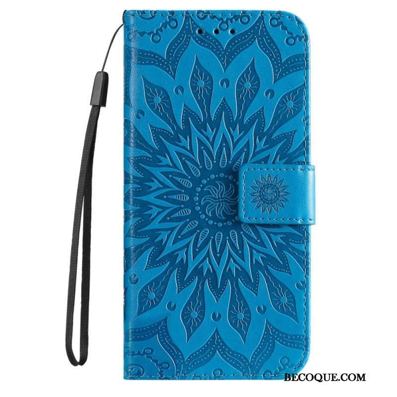 Etui Folio do Xiaomi 12 Lite Mandala Sun Ze Smyczą