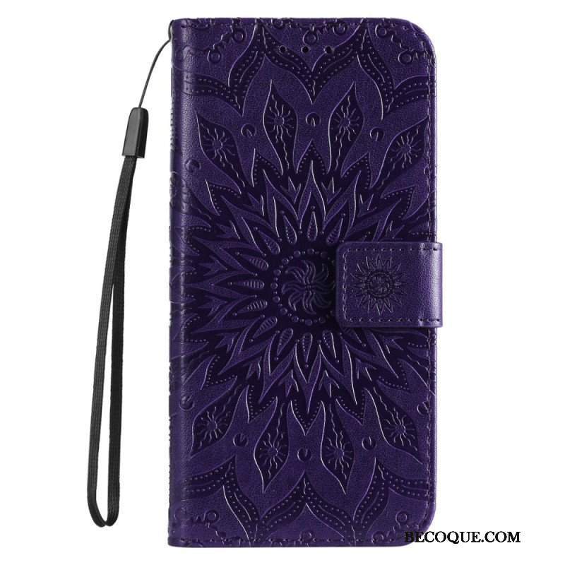 Etui Folio do Xiaomi 12 Lite Mandala Sun Ze Smyczą