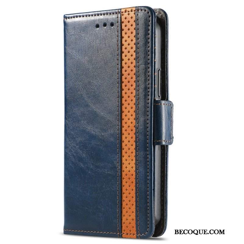 Etui Folio do Xiaomi 12 Pro Dwukolorowe Podwójne Zapięcie