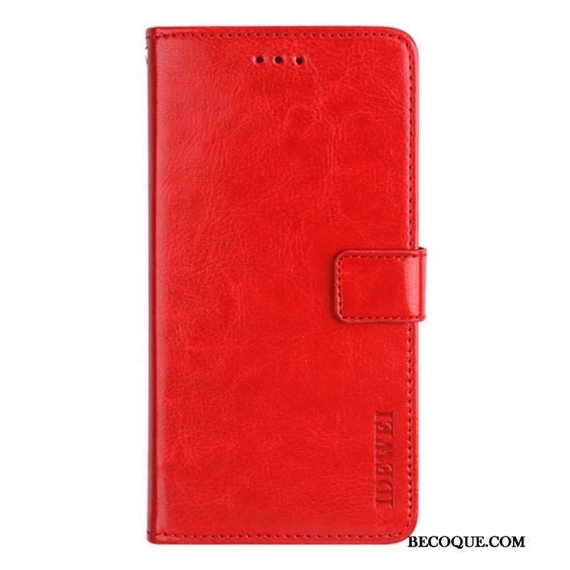 Etui Folio do Xiaomi 12 Pro Imitacja Skóry Idewei