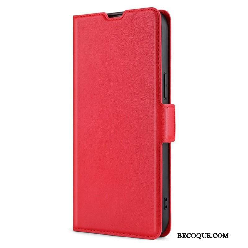 Etui Folio do Xiaomi 12 Pro Styl Z Bardzo Delikatnej Skóry