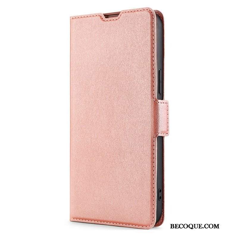 Etui Folio do Xiaomi 12 Pro Styl Z Bardzo Delikatnej Skóry