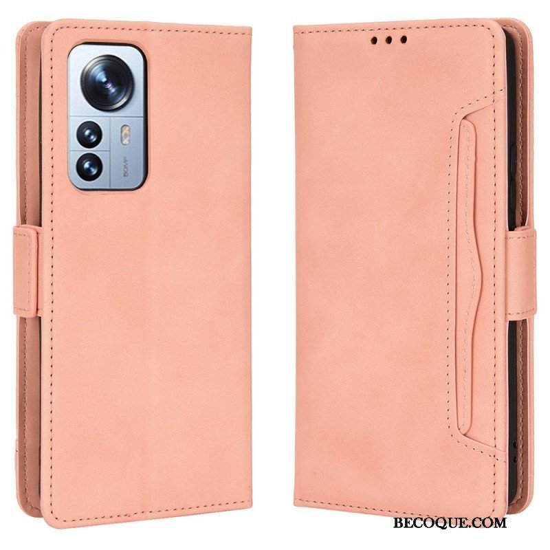 Etui Folio do Xiaomi 12 Pro Wielokartowa Klasa Premier