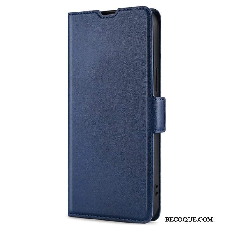 Etui Folio do Xiaomi 12T / 12T Pro Bardzo Cienka Sztuczna Skóra