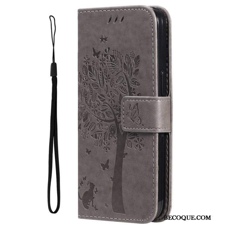 Etui Folio do Xiaomi 12T / 12T Pro Kot Pod Drzewem