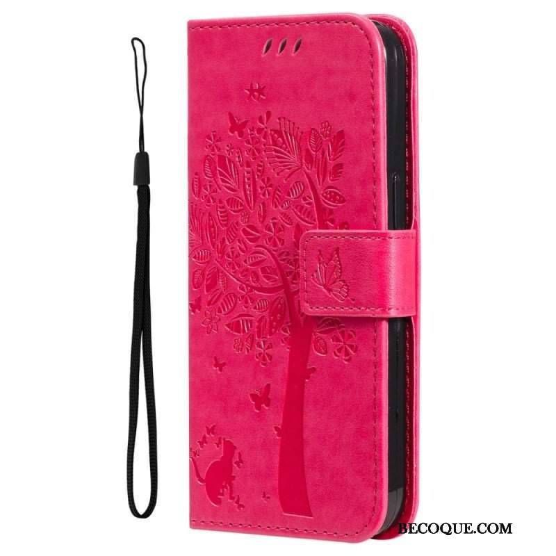 Etui Folio do Xiaomi 12T / 12T Pro Kot Pod Drzewem