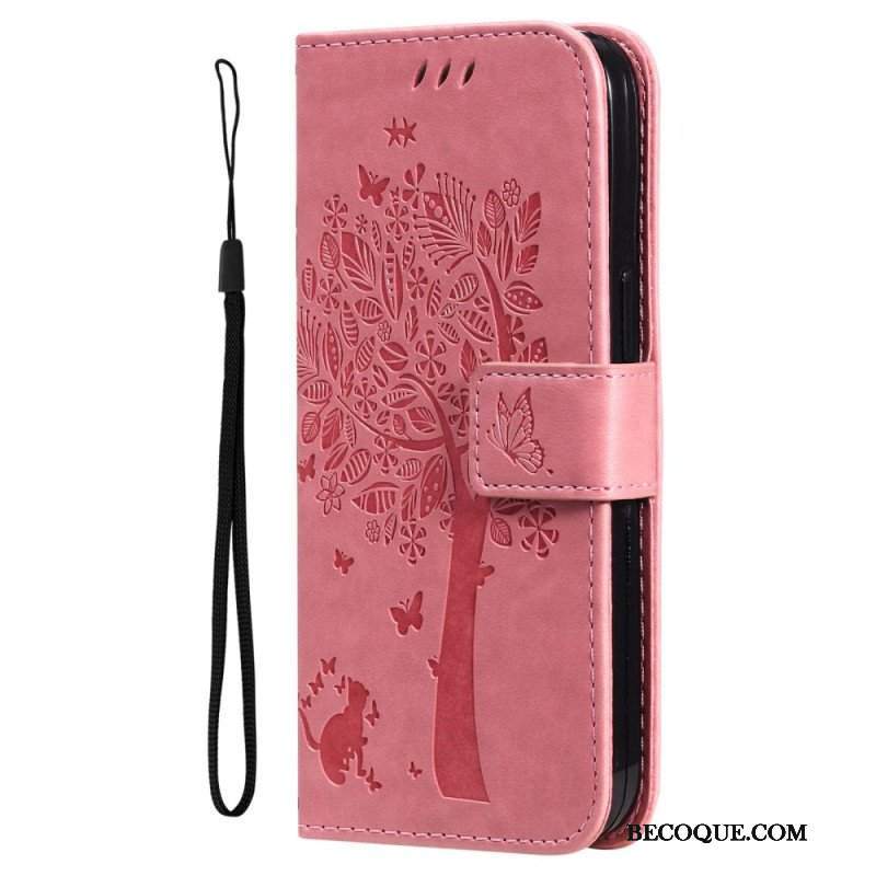 Etui Folio do Xiaomi 12T / 12T Pro Kot Pod Drzewem