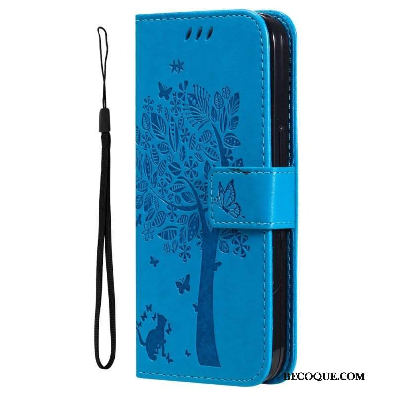 Etui Folio do Xiaomi 12T / 12T Pro Kot Pod Drzewem