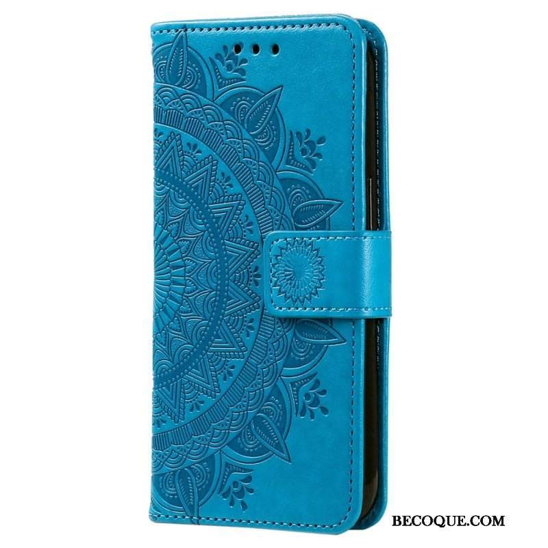 Etui Folio do Xiaomi 12T / 12T Pro Mandala Sun Ze Smyczą