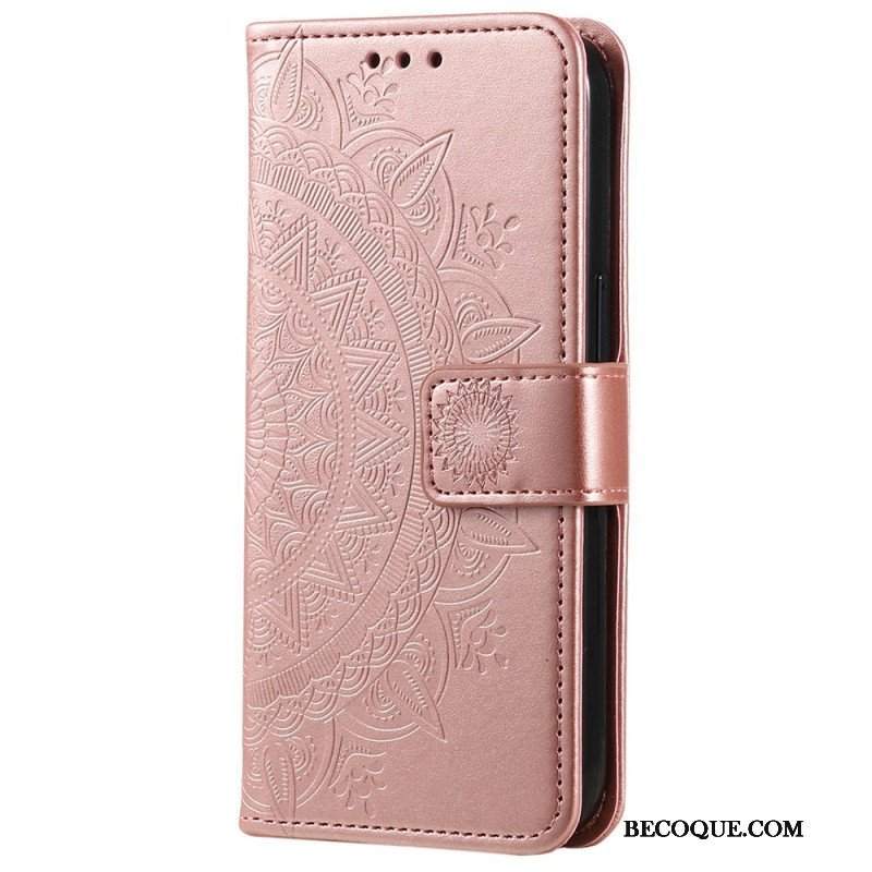 Etui Folio do Xiaomi 12T / 12T Pro Mandala Sun Ze Smyczą